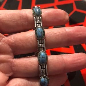 Sterling and Turquoise Bracelet
